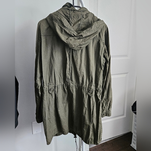 Olive Green Women's Utility Jacket Size M - Picture 2 of 9